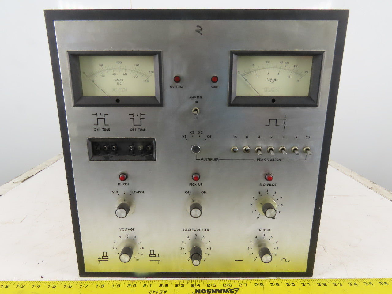 Elox 12-3816 320013-2 EDM Machine Operator Control Panel 460V 3 Axis