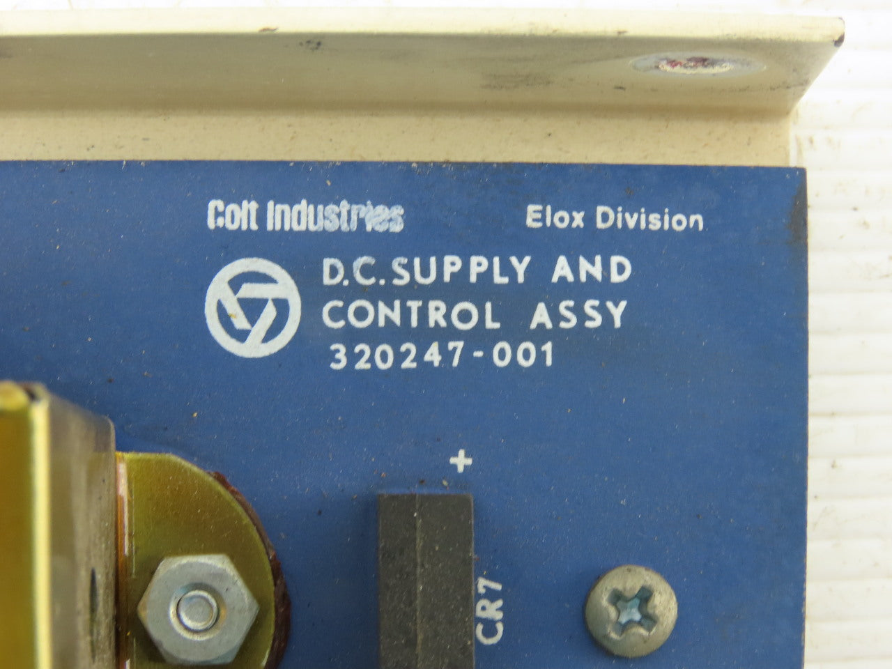 Colt Elox 320247-001 DC Supply Control Assembly