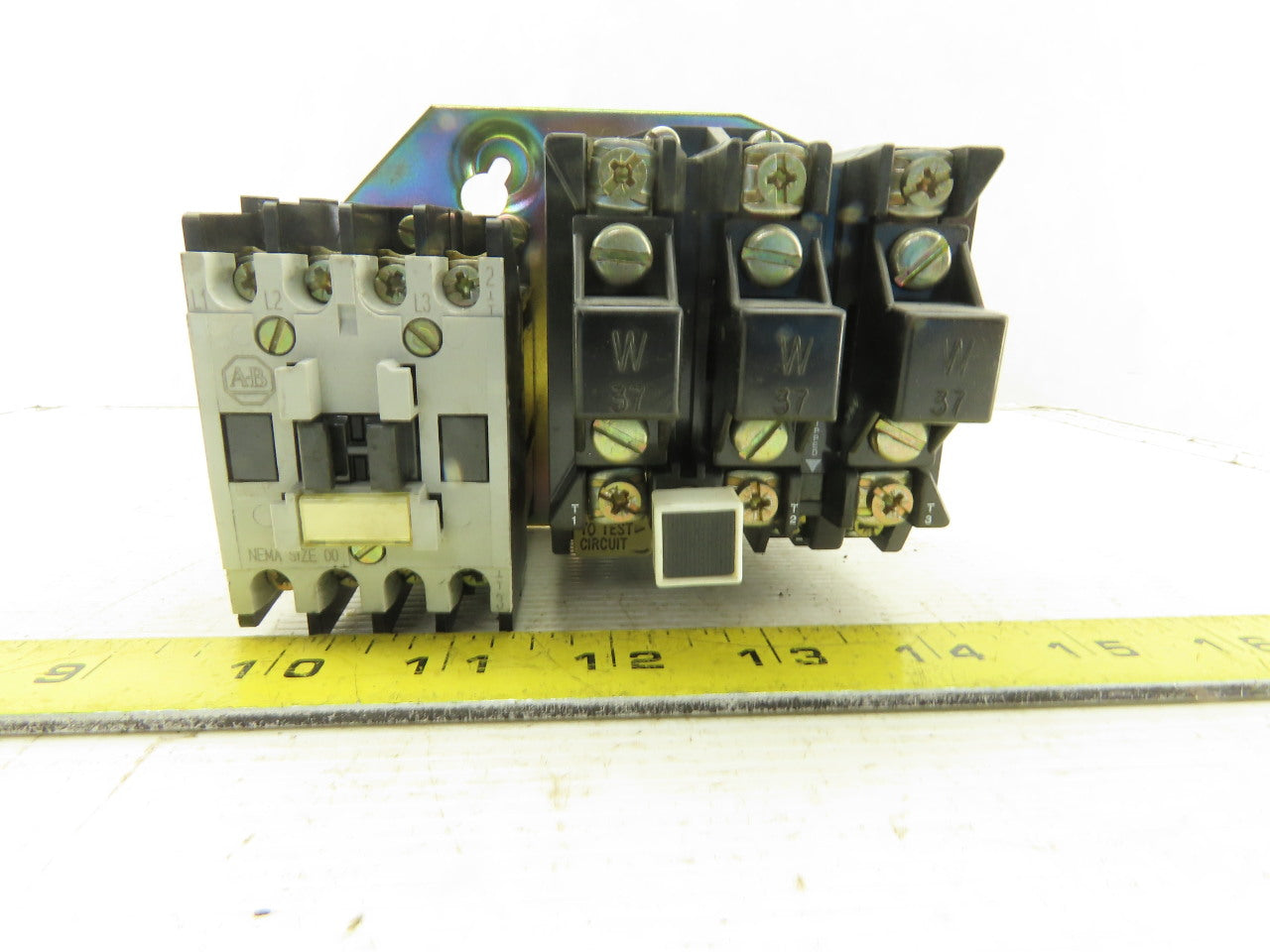 Allen Bradley 509-TOD 600V 2Hp 3Ph Magnetic Contact Starter Over Load 120V Coil