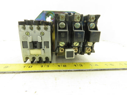 Allen Bradley 509-TOD 600V 2Hp 3Ph Magnetic Contact Starter Over Load 120V Coil