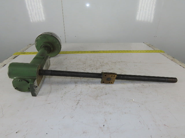 Elox 12-3816 DR X Axis Incremental Ball Screw Hand Wheel Assembly 18" Travel