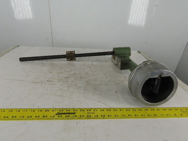 Elox 12-3816 DR X Axis Incremental Ball Screw Hand Wheel Assembly 18" Travel