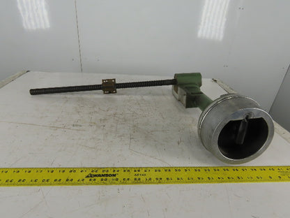 Elox 12-3816 DR X Axis Incremental Ball Screw Hand Wheel Assembly 18" Travel