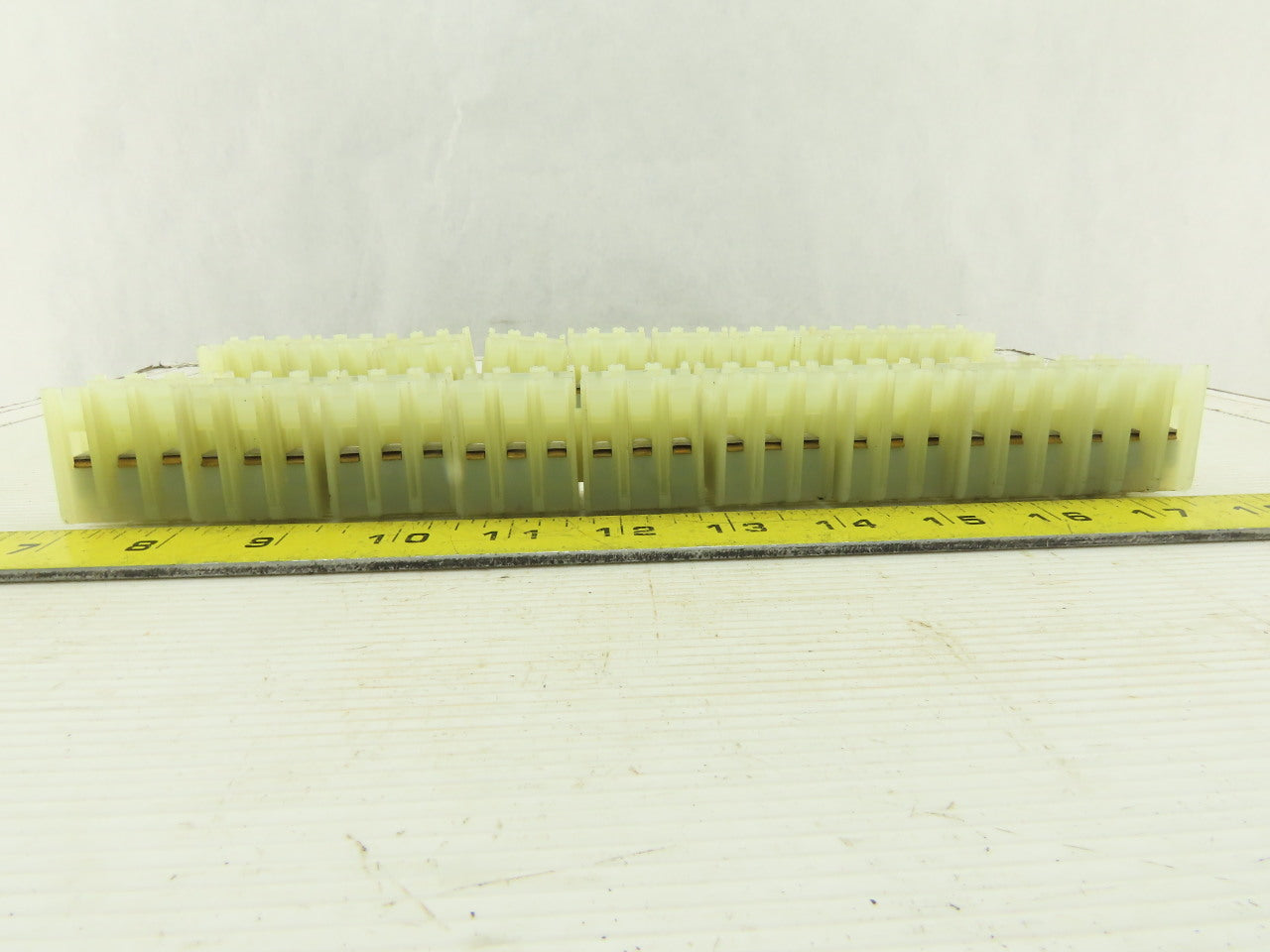 15mm DIN Mount 3 Pole Wire Terminal Block Lot Of 18