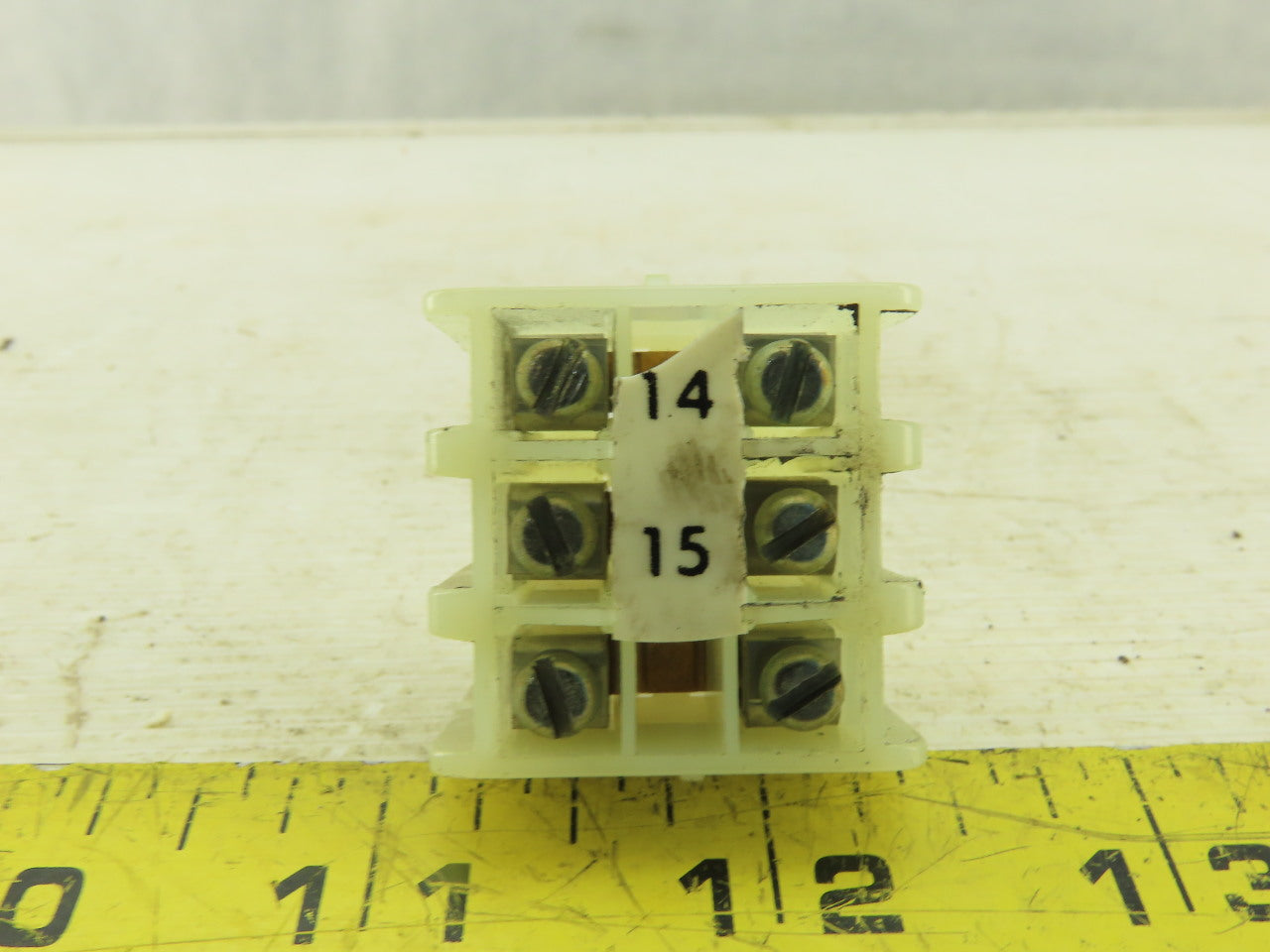 15mm DIN Mount 3 Pole Wire Terminal Block Lot Of 18