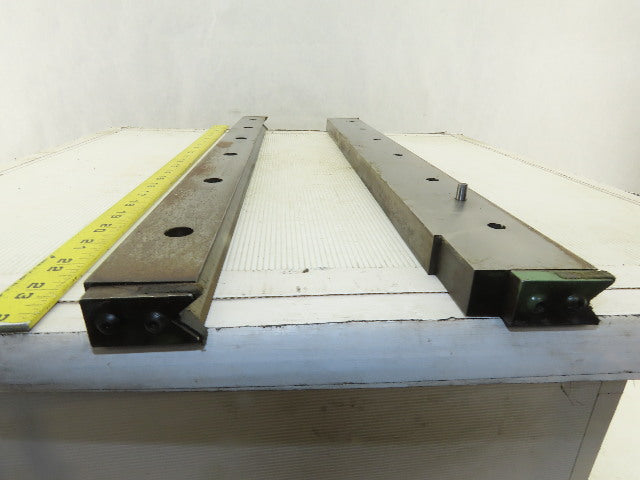 Elox 12-3816 DR Z Axis Ram V- Notch Slide Way EDM Machine Left Right Lot Of 2