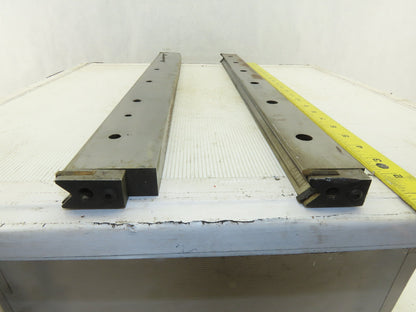 Elox 12-3816 DR Z Axis Ram V- Notch Slide Way EDM Machine Left Right Lot Of 2