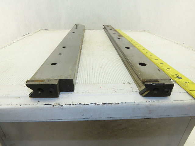Elox 12-3816 DR Z Axis Ram V- Notch Slide Way EDM Machine Left Right Lot Of 2