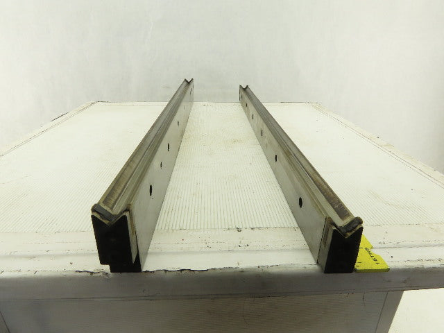 Elox 12-3816 DR Z Axis Ram V- Notch Slide Way EDM Machine Left Right Lot Of 2