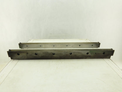Elox 12-3816 DR Z Axis Ram V- Notch Slide Way EDM Machine Left Right Lot Of 2