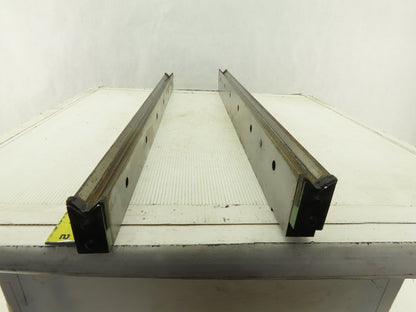 Elox 12-3816 DR Z Axis Ram V- Notch Slide Way EDM Machine Left Right Lot Of 2