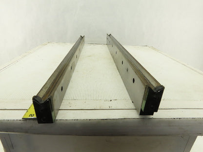 Elox 12-3816 DR Z Axis Ram V- Notch Slide Way EDM Machine Left Right Lot Of 2