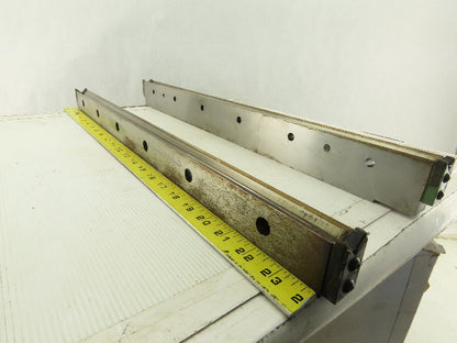 Elox 12-3816 DR Z Axis Ram V- Notch Slide Way EDM Machine Left Right Lot Of 2