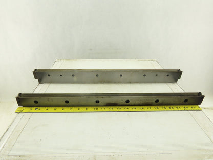 Elox 12-3816 DR Z Axis Ram V- Notch Slide Way EDM Machine Left Right Lot Of 2