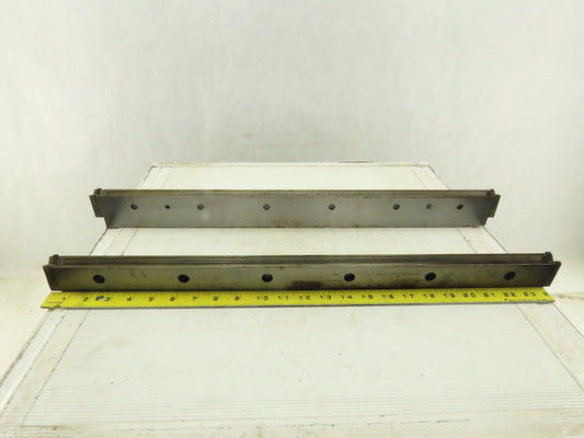 Elox 12-3816 DR Z Axis Ram V- Notch Slide Way EDM Machine Left Right Lot Of 2