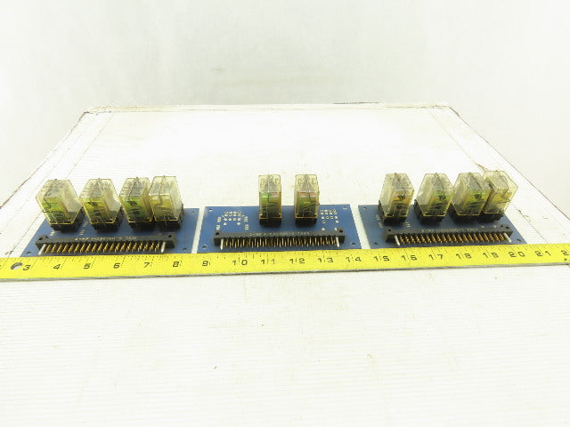 Elox 319668 120V Multiple Relay Boards Lot Of 3