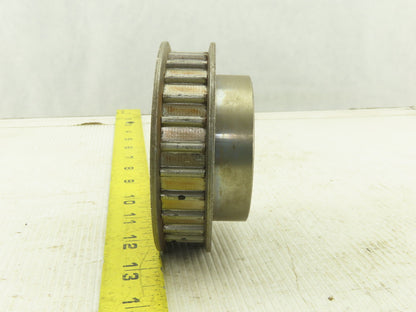 3.625" OD 27 Tooth 3/8" Pitch 5/8" Wide Taper Lock Bushed Timing Belt Pulley