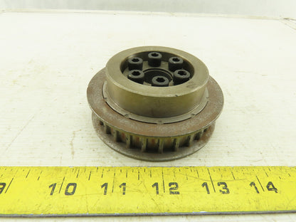 3.625" OD 27 Tooth 3/8" Pitch 5/8" Wide Taper Lock Bushed Timing Belt Pulley