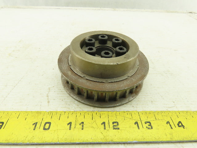 3.625" OD 27 Tooth 3/8" Pitch 5/8" Wide Taper Lock Bushed Timing Belt Pulley