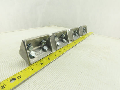 FlexLink XMFA 84B Modular Conveyor Beam Angle Bracket Lot Of 4