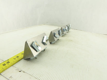 FlexLink XMFA 84B Modular Conveyor Beam Angle Bracket Lot Of 4