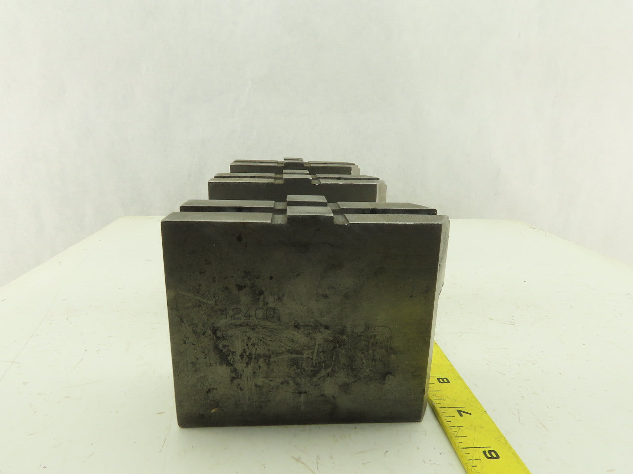 Collins Machine Works Steel Soft Jaws For Tongue & Groove Chuck Lot of 3