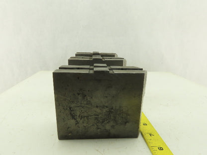 Collins Machine Works Steel Soft Jaws For Tongue & Groove Chuck Lot of 3