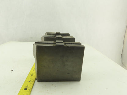 Collins Machine Works Steel Soft Jaws For Tongue & Groove Chuck Lot of 3