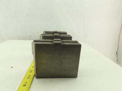 Collins Machine Works Steel Soft Jaws For Tongue & Groove Chuck Lot of 3