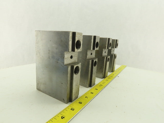 KEE/12/H Tongue & Groove Lathe Chuck Soft Jaws Lot of 4