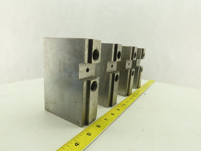 KEE/12/H Tongue & Groove Lathe Chuck Soft Jaws Lot of 4