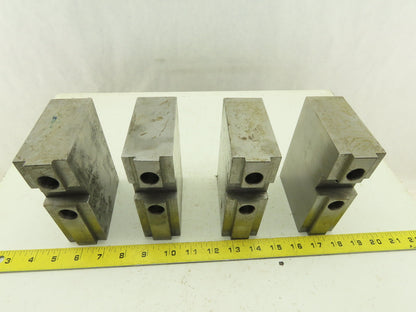 KEE/12/H Tongue & Groove Lathe Chuck Soft Jaws Lot of 4
