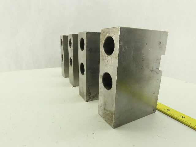 KEE/12/H Tongue & Groove Lathe Chuck Soft Jaws Lot of 4