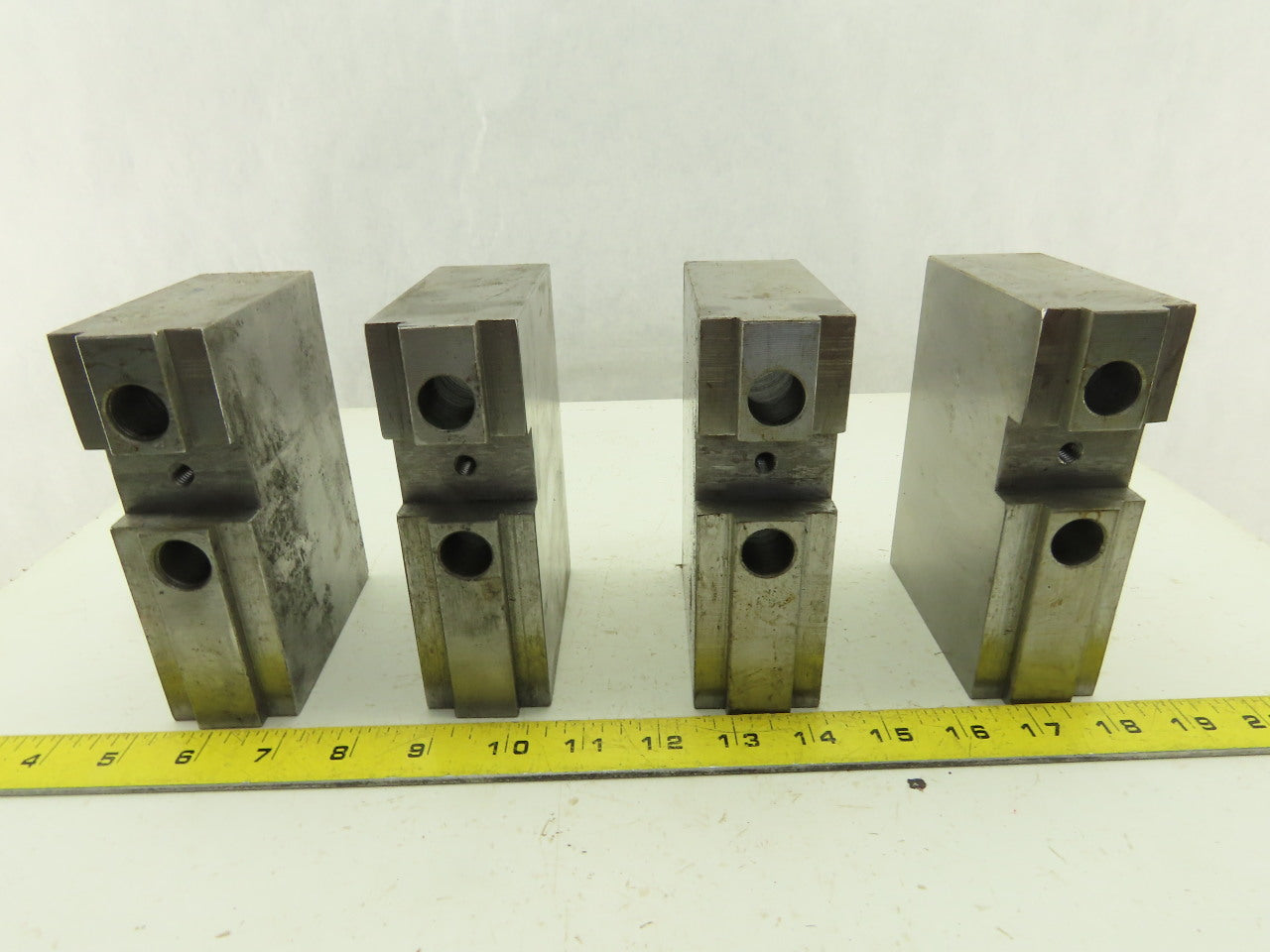 KEE/12/H Tongue & Groove Lathe Chuck Soft Jaws Lot of 4