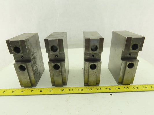 KEE/12/H Tongue & Groove Lathe Chuck Soft Jaws Lot of 4