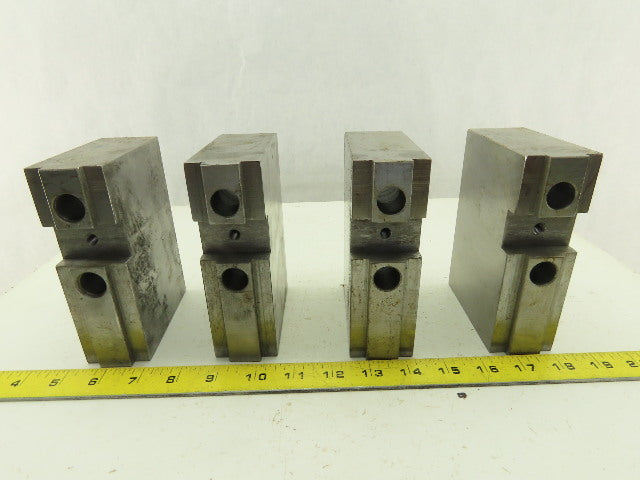 KEE/12/H Tongue & Groove Lathe Chuck Soft Jaws Lot of 4