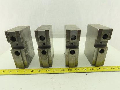 KEE/12/H Tongue & Groove Lathe Chuck Soft Jaws Lot of 4