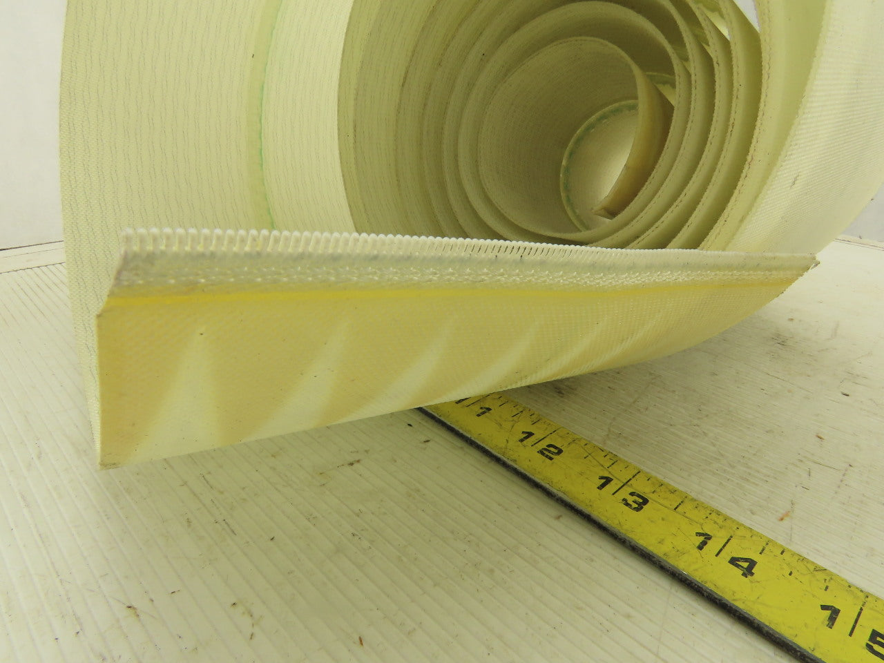 5-13/16" Wide Woven Conveyor Belt Single Ply Center Tracking 10'4" Laced