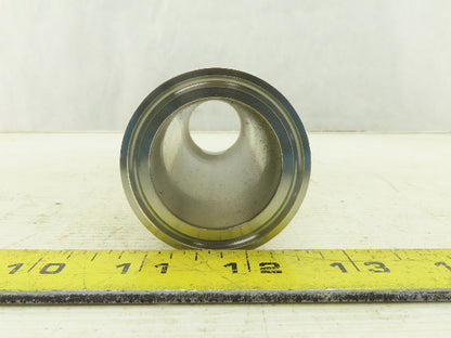 Tri Clover 1-1/2" Stainless Steel Weld On Sanitary Extension Tube 4mm Wall 6-3/4