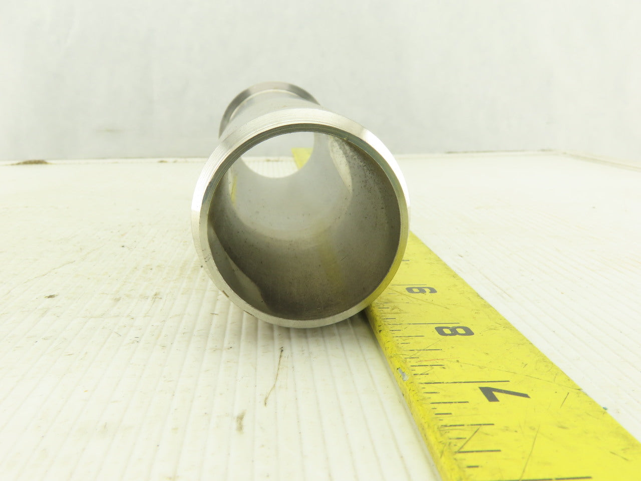 Tri Clover 1-1/2" Stainless Steel Weld On Sanitary Extension Tube 4mm Wall 6-3/4