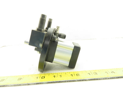 Parker WR1-205CF-A 15 Lb-In Torque 180° Wrist Rotary Actuator W/ Shock Absorbers