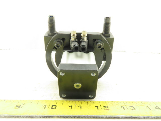 Parker WR1-205CF-A 15 Lb-In Torque 180° Wrist Rotary Actuator W/ Shock Absorbers