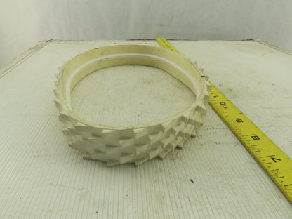 34mm 200mm Rubber Spiked Incline Endless Conveyor Belt Center Tracking 200mm