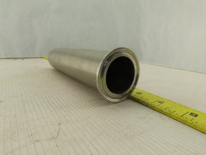 1-1/2" Stainless Steel Sanitary Extension Tube Brass Bushing 5/8" Bore
