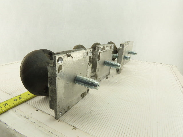 4" x 4" Modular Tube Aluminum Post Floor Leveling Feed Lot Of 4