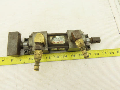 Ortman 1-1/2" Bore 1" Double Ended Stroke Tie Rod Air Cylinder 250 PSI