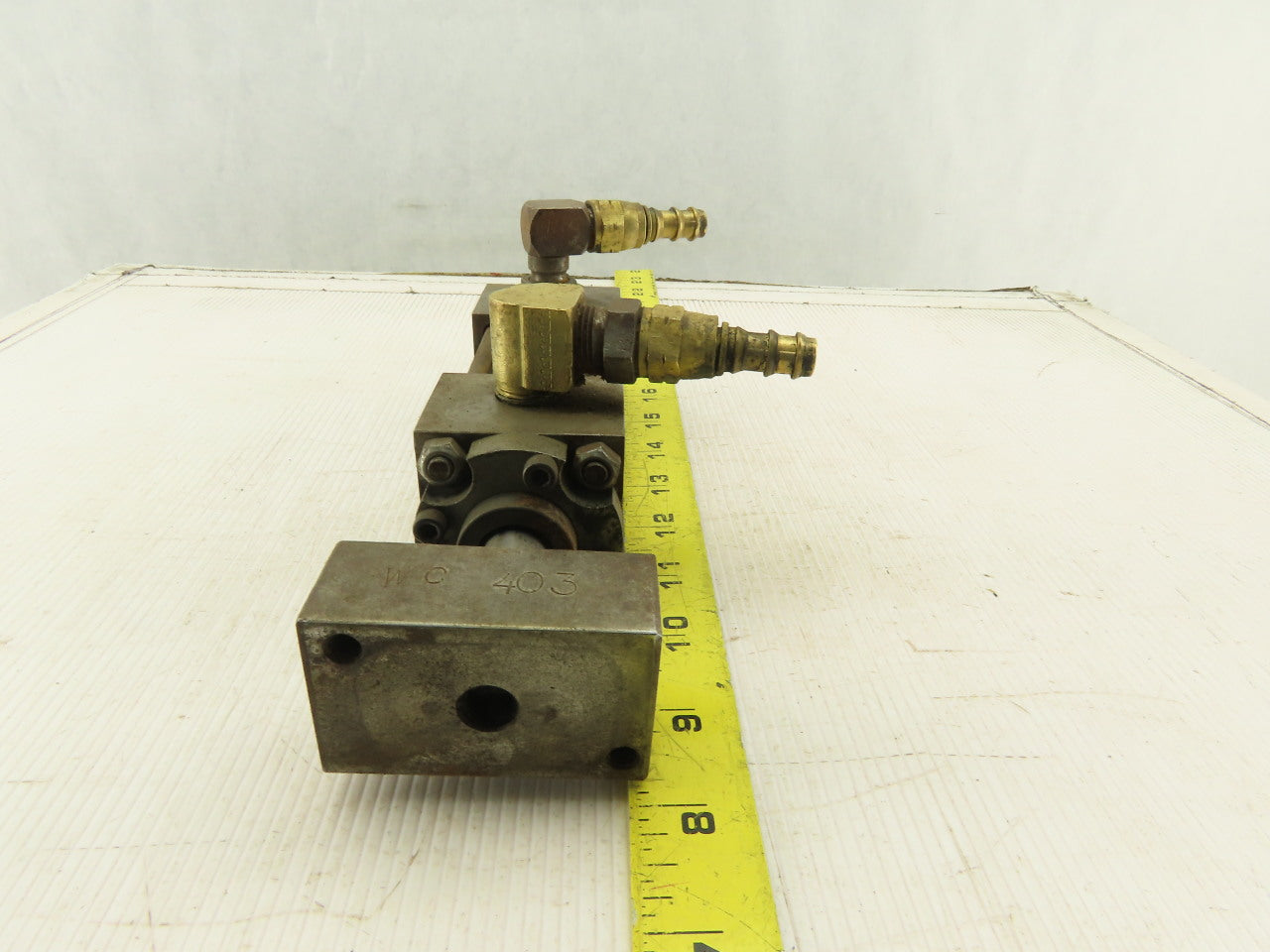Ortman 1-1/2" Bore 1" Double Ended Stroke Tie Rod Air Cylinder 250 PSI