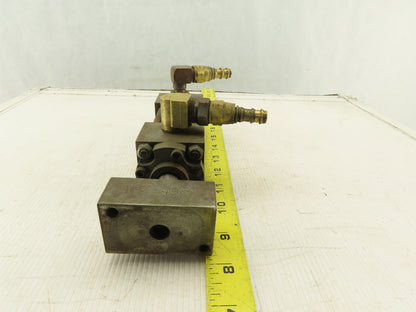 Ortman 1-1/2" Bore 1" Double Ended Stroke Tie Rod Air Cylinder 250 PSI