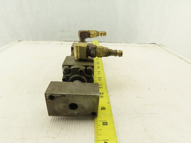 Ortman 1-1/2" Bore 1" Double Ended Stroke Tie Rod Air Cylinder 250 PSI