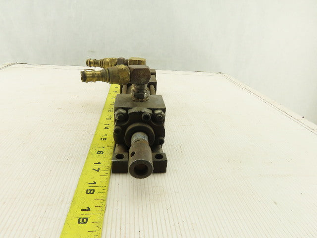 Ortman 1-1/2" Bore 1" Double Ended Stroke Tie Rod Air Cylinder 250 PSI